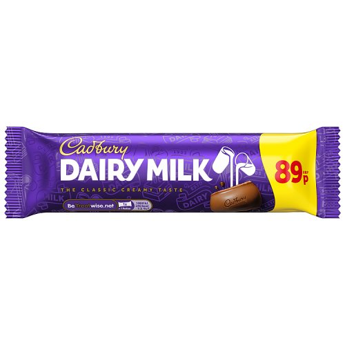Cadbury Dairy Milk Std 45g PM 89p pack shot