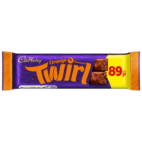 Cadbury Std Twirl Orange 43g PM 89p pack shot