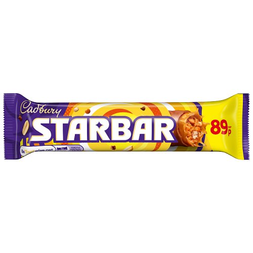 Cadbury Std Starbar PM 89p 49g pack shot