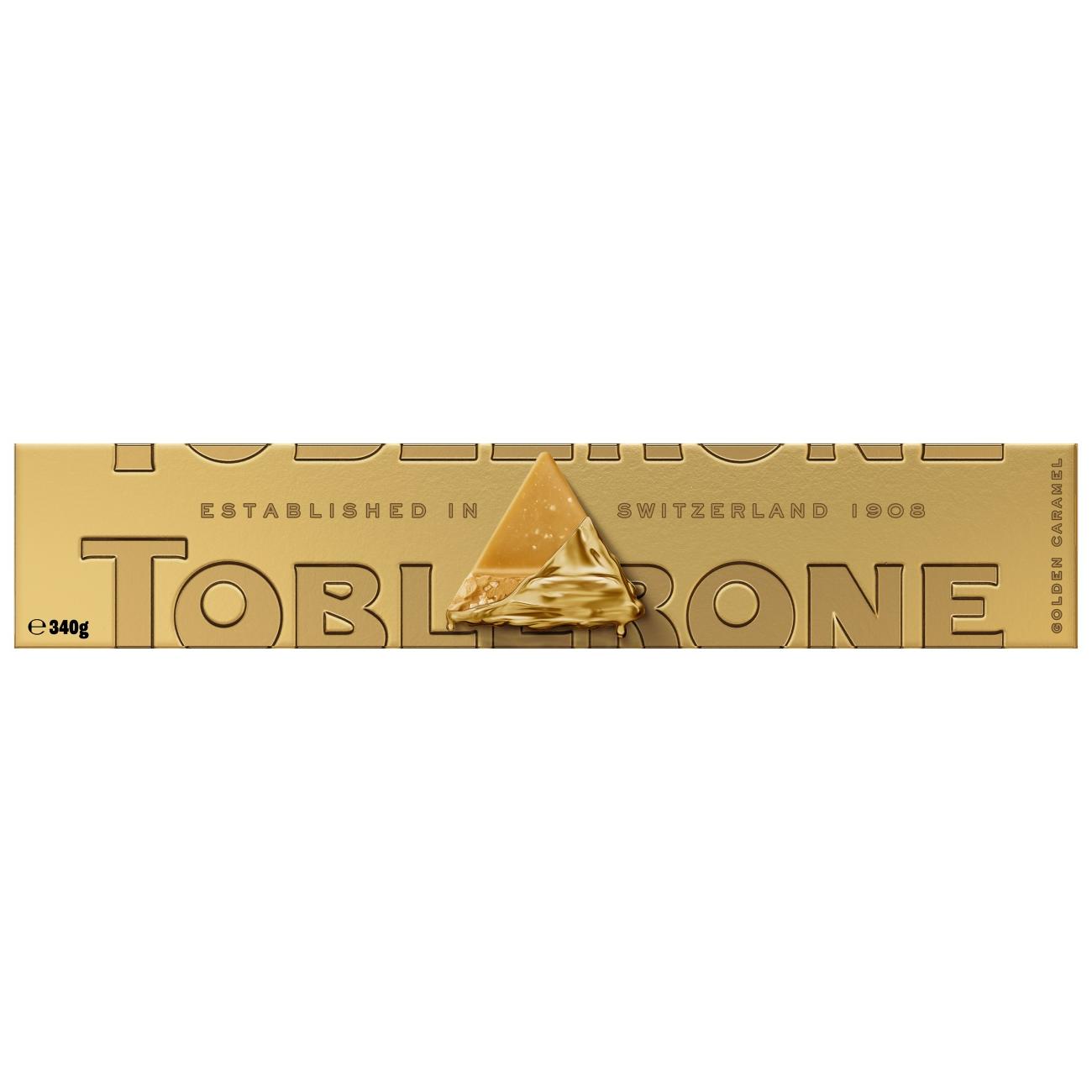 Toblerone Golden Bar 340g pack shot