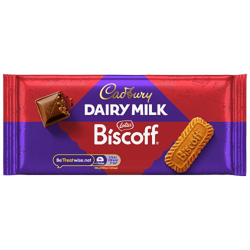 Cadbury Dairy Milk Biscoff 105g pack shot