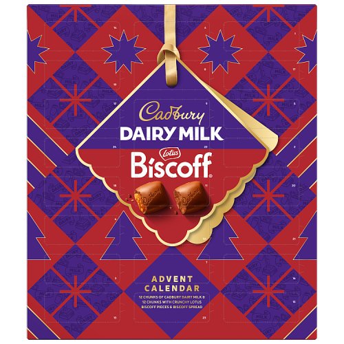 Cadbury Dairy Milk Biscoff Advent Calendar 236g pack shot