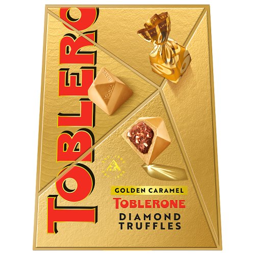 Toblerone Gold Assorted Truffles 180g pack shot
