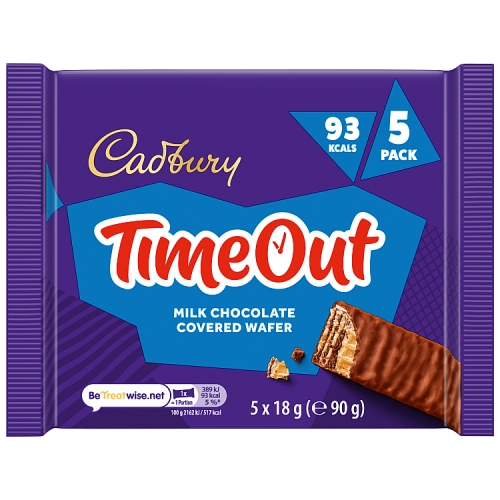 Cadbury Timeout 5pk pack shot
