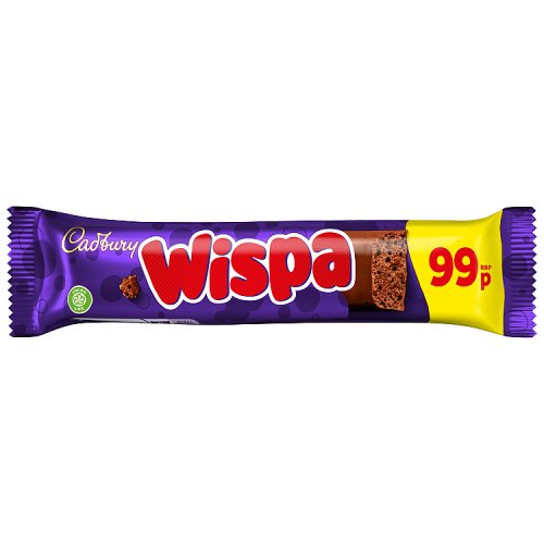 Cadbury Std Wispa Gold 48g PM 99p pack shot