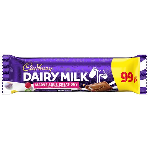 Cadburys Std Marv Creations Jelly Pop Candy 47g PM 99p pack shot