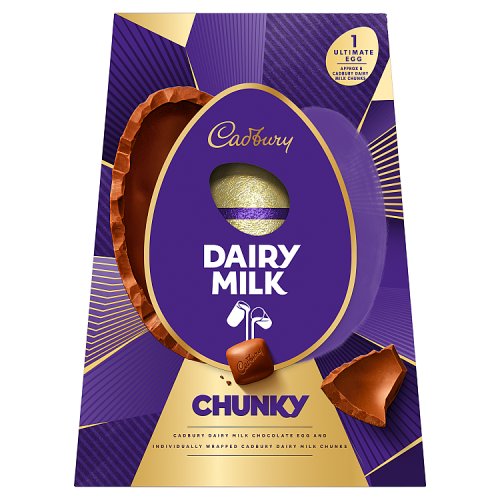 Cadbury Dairy Milk Chunky Ultimate Egg 389g pack shot