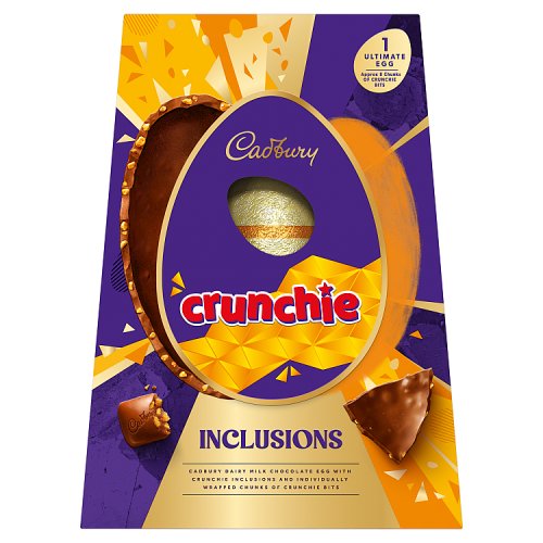 Cadbury Dairy Milk Crunchie Inc Ult Egg 385g pack shot