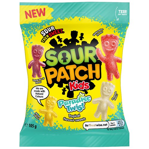 Sour Patch Kids Tropical 105g pack shot