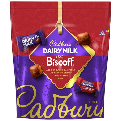 Cadbury Biscoff Pouch 230g pack shot