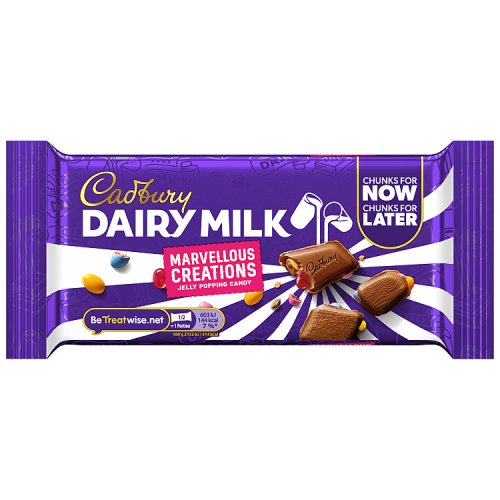 Cadbury Dairy Milk Jelly Popping Candy 56g pack shot