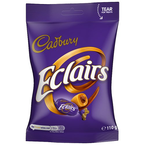 Cadbury Chocolate Eclairs 110g pack shot