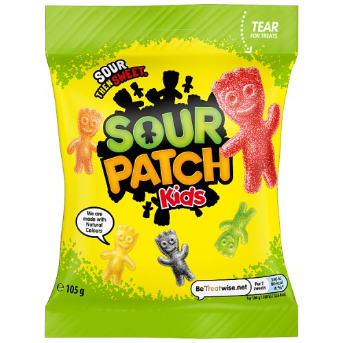 Maynards Bassetts Sour Patch Kids Original 105g pack shot