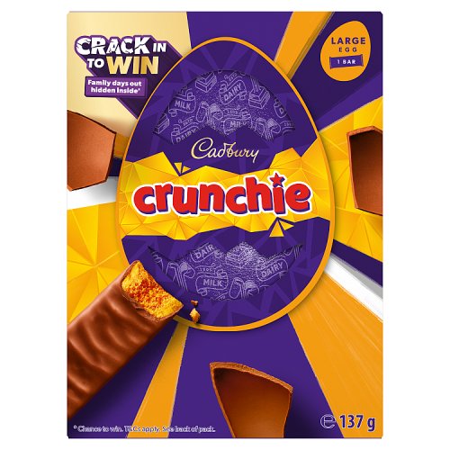 Cadbury Crunchie Easter Egg 137g pack shot