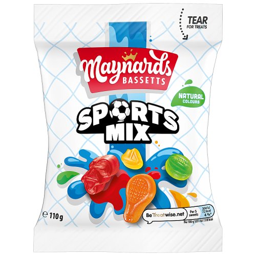 Maynards Bassetts Sports Mix 110g pack shot
