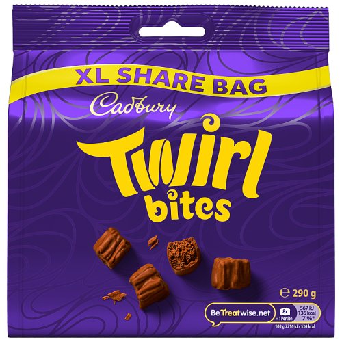 Cadbury Twirl Bites 290g pack shot