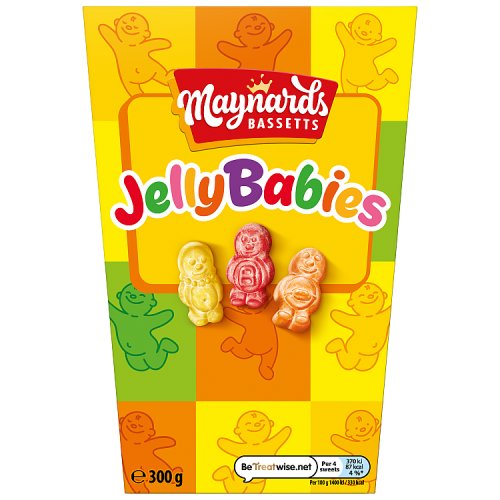Maynards Bassetts Jelly Babies Carton 300g pack shot