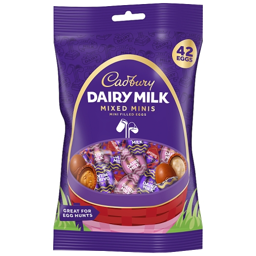Cadbury Assorted Mini Filled Eggs 264g pack shot