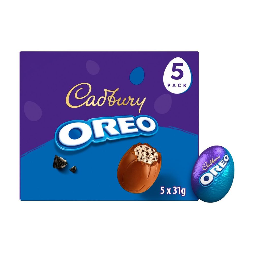 Cadbury Dairy Milk Oreo Egg 6pk (6 x 31g) pack shot