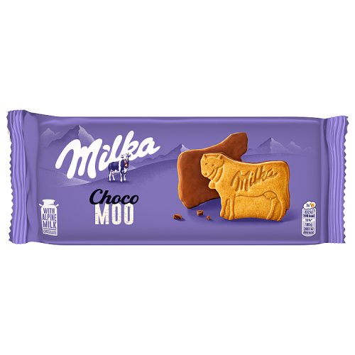 Milka Choco Moo Chocolate Biscuits 200g pack shot