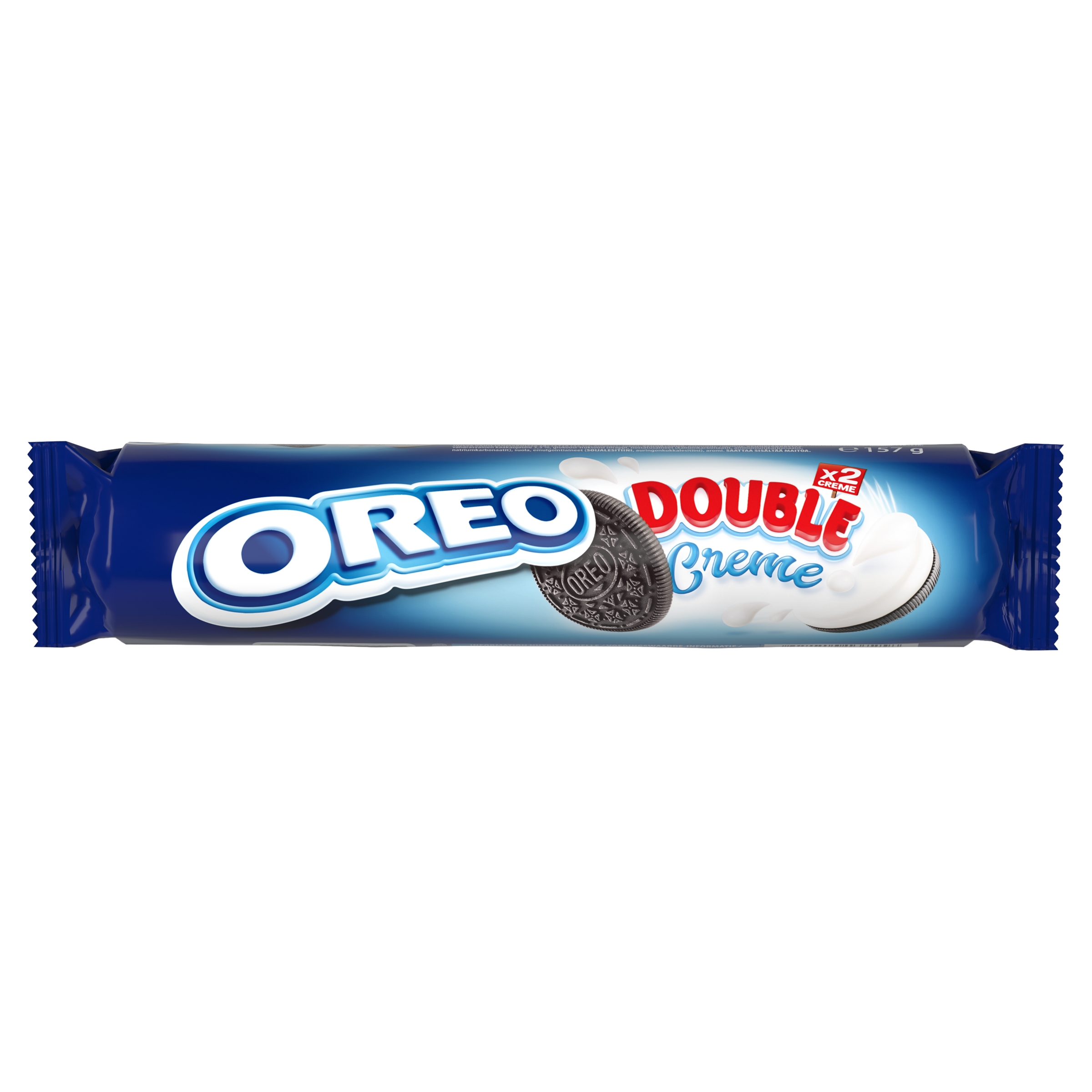 Oreo Double Stuf Vanilla Cookies 157g pack shot