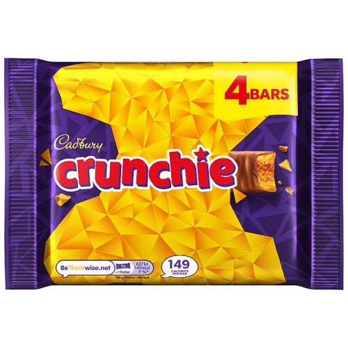 Cadbury Crunchie 4pk (4 x 32g) pack shot