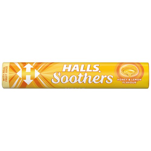 Halls Soothers Honey & Lemon 45g pack shot