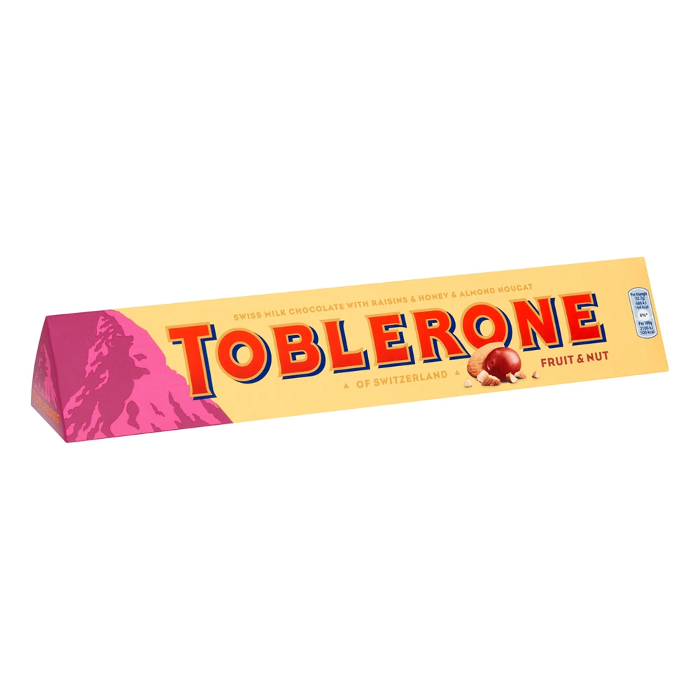 Toblerone Fruit & Nut Bar 360g pack shot