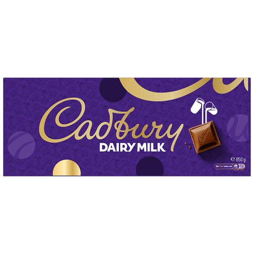 Cadbury Dairy Milk Gift Block 850g pack shot