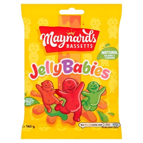 Maynards Bassetts Jelly Babies 165g pack shot