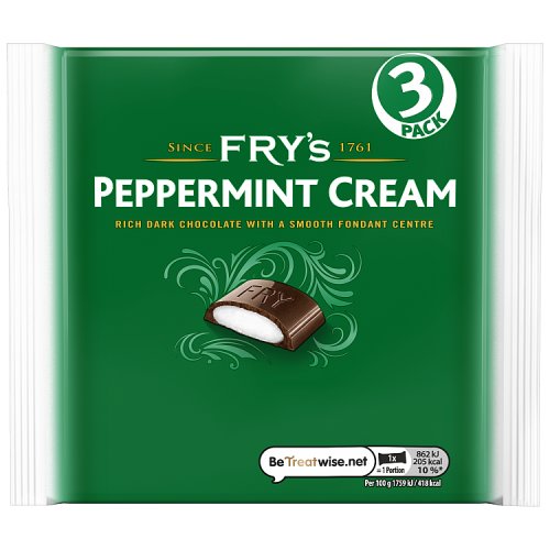 Frys Cream Peppermint 3pk (3 x 49g) 147g pack shot
