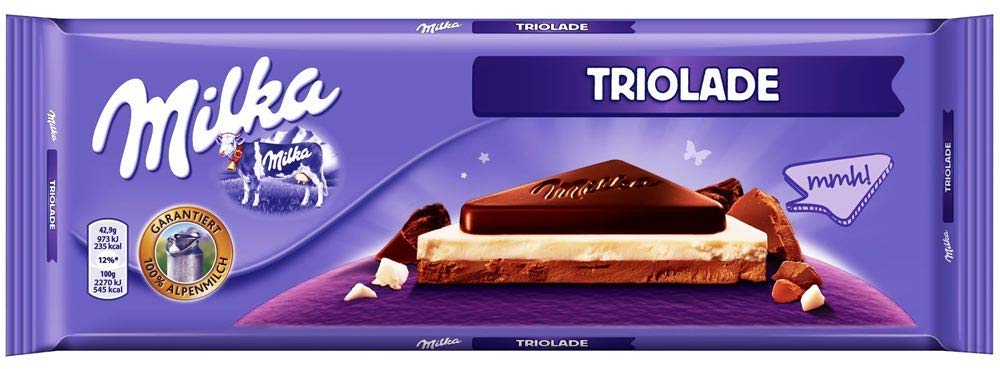 Milka Triolade 280g pack shot