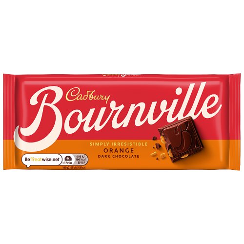 Cadbury Bournville Block Orange 100g pack shot