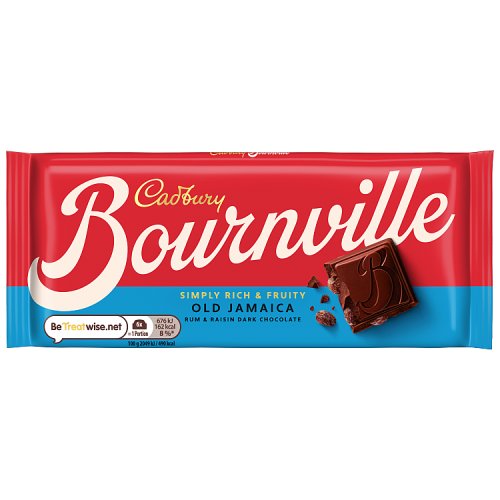 Cadbury Bournville Block Old Jamaica 100g pack shot
