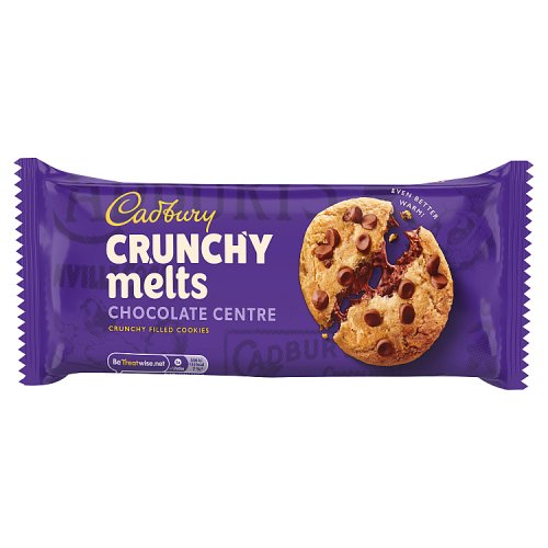 Cadbury Crunchy Melts Chocolate 156g pack shot
