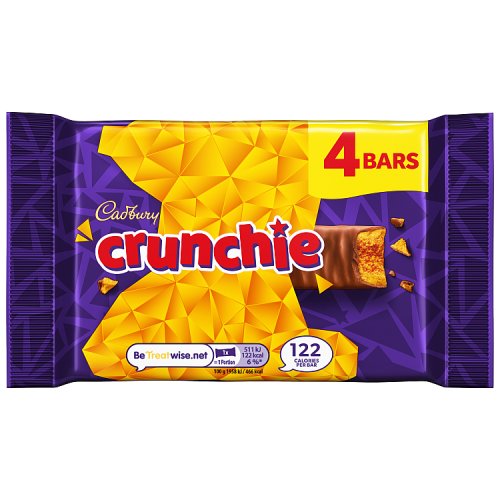 Cadbury Crunchie 4pk (4 x 26.1g) 104.4g (E) pack shot
