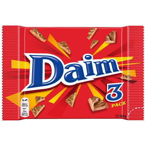 Cadbury Daim 3pk (3 x 28g) 84g pack shot
