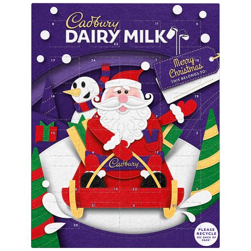 Cadbury Dairy Milk Advent Calendar (12 x 90g) pack shot