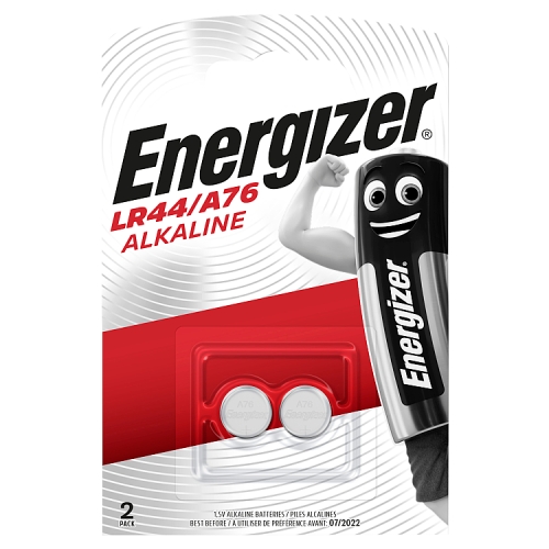 Energizer Alkaline LR44 Battery 2s pack shot