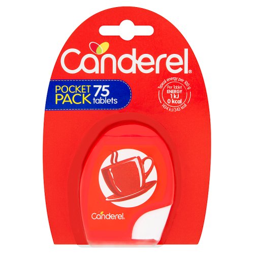 Canderel Pocket Pack 75 Tablets 6.38g pack shot