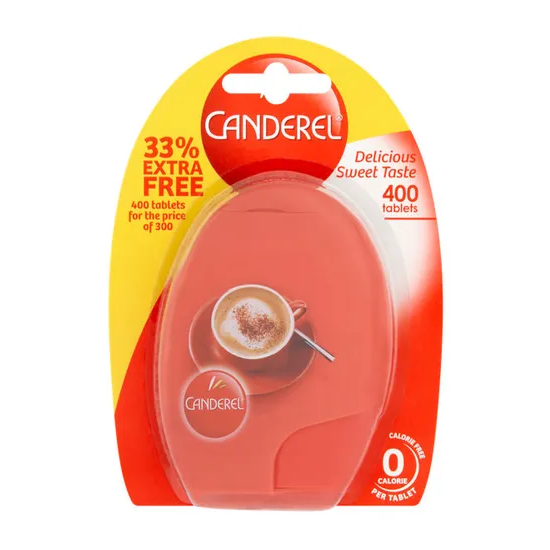 Canderel Tablets 300s + 33% Free pack shot