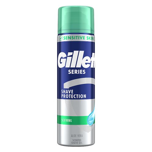 Gillette Series Shave Gel Sensitive 200ml pack shot