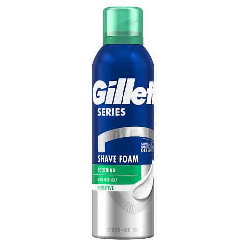 Gillette Series Shaving Foam Sensitive 200ml pack shot