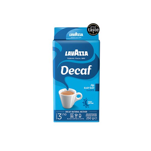 Lavazza Caffe Decaffeinato 250g pack shot