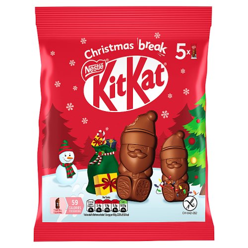 KitKat Mini Pouch Santa 55g pack shot
