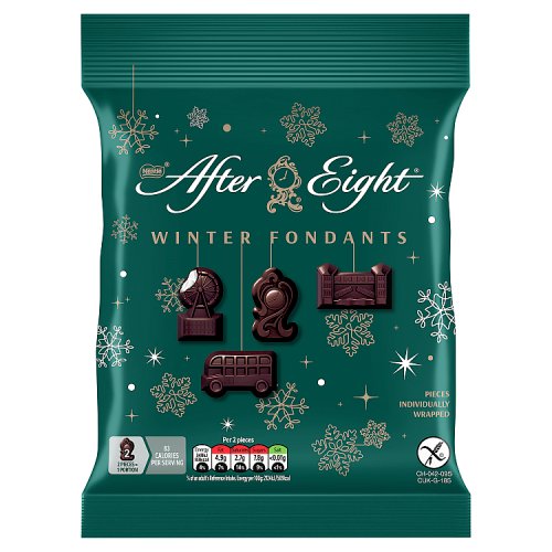 After Eight Icon Shapes Winter Pralines 57g pack shot