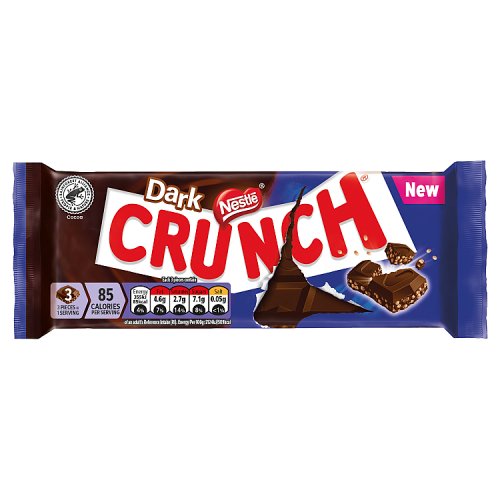 Nestle Crunch Bar Dark 100g pack shot
