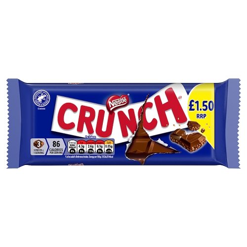 Crunch Milk PM £1.50 100g pack shot