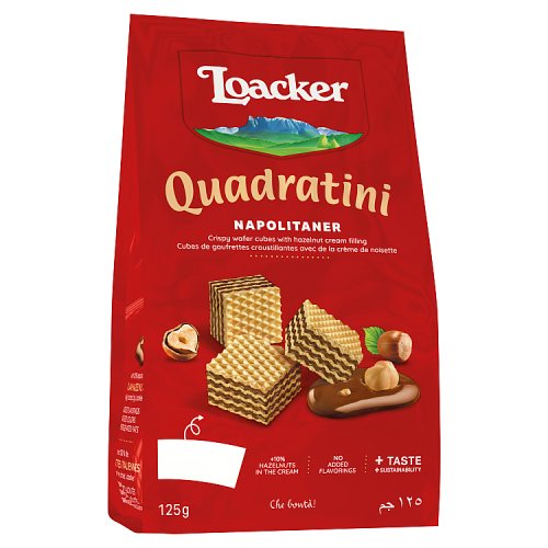 Loacker Napolitaner Quadratini 125g pack shot