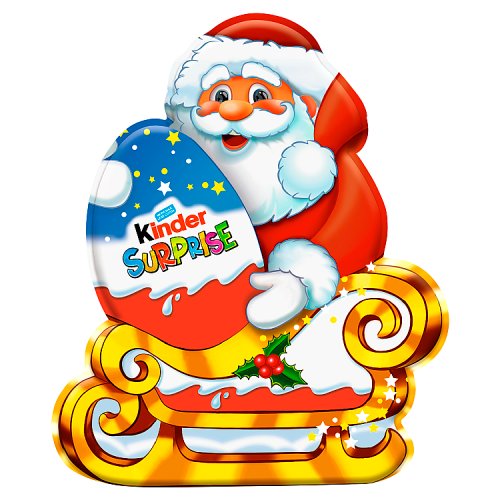 Kinder Surprise Chocolate Santa Figure 75g pack shot